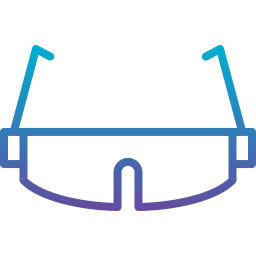 Safety glasses icon