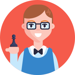 jugador de ajedrez icono