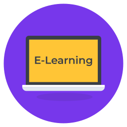 aprendizaje electrónico icono