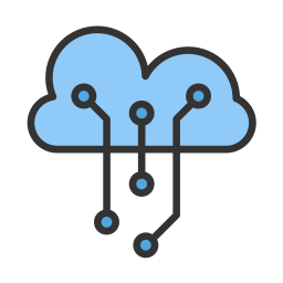 Cloud service icon