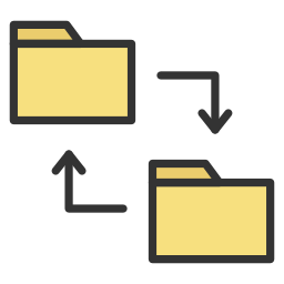 transferencia de datos icono