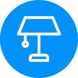 Desk lamp icon