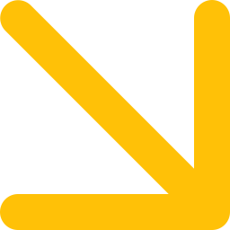 Down right arrow icon