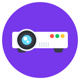 dispositivo proyector icono