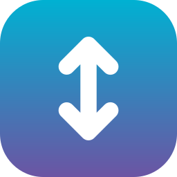 flecha doble icono