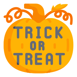 Trick or treat icon