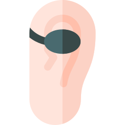 in-ear koptelefoon icoon