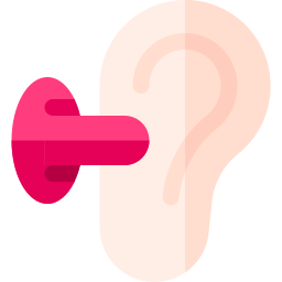 enchufe de oído icono
