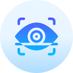 Retinal scanner icon