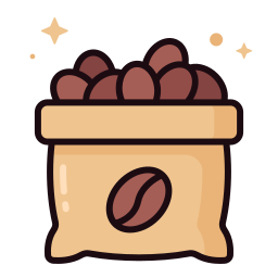 Пакетик для кофе иконка