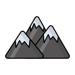 Mountain range icon