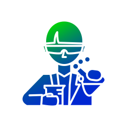 Scientist laboratory icon