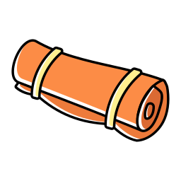 Rolled mat icon