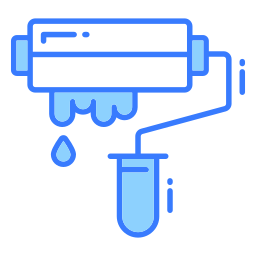 rouleau de peinture Icône