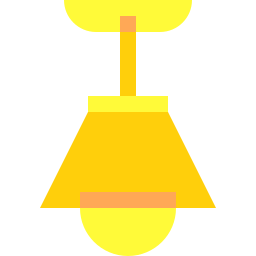 Ceiling lamp icon