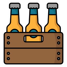 caja de cerveza icono