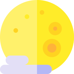 luna piena icona