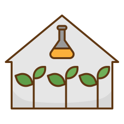 Green house icon