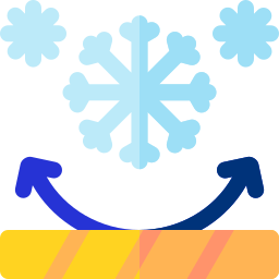 sneeuwbestendige stof icoon