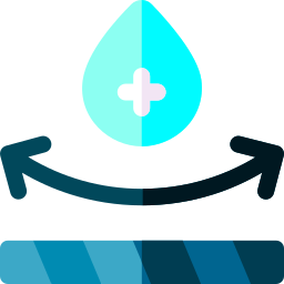 Waterproof fabric icon