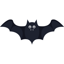 Bat animal icon