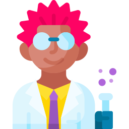 Mad scientist icon