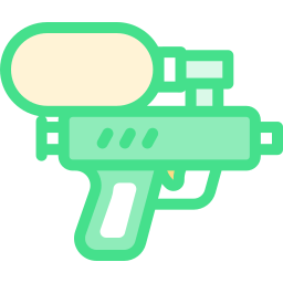 pistola de agua icono