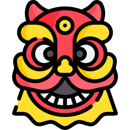 Lion dance icon