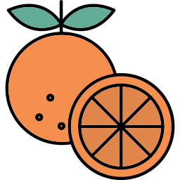 oranje icoon