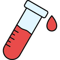próbka krwi ikona