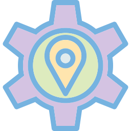 marcador de ubicación icono