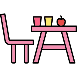 Camping table icon