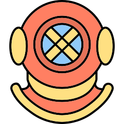 casco de buceo icono