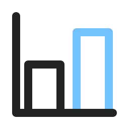 Growth graph icon