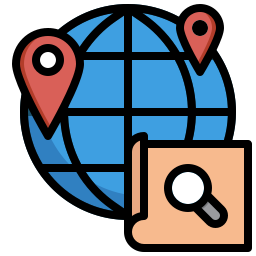 World map icon