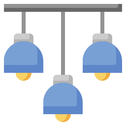 Ceiling lamp icon