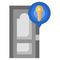 Door key icon