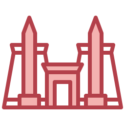 templo de karnak Ícone