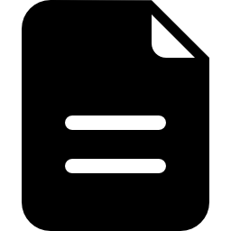 Файл черный закругленный символ иконка