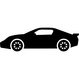 sportliches auto icon