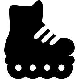 Skating sportive boot icon