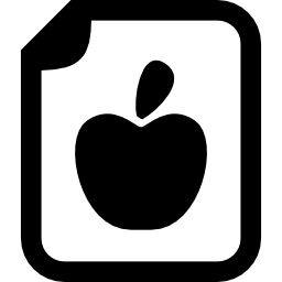 File of diet info icon