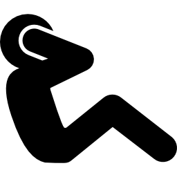 Flexions exercise icon