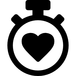 strumento di controllo dei battiti cardiaci icona