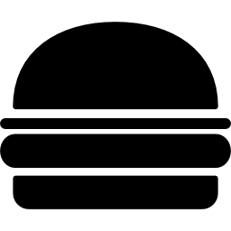 hamburger ongezond voedsel icoon