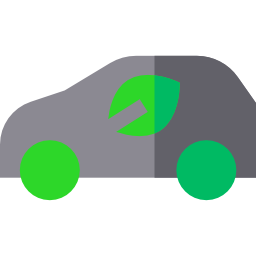 Eco car icon