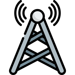 Radio antenna icon