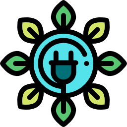 Green energy icon