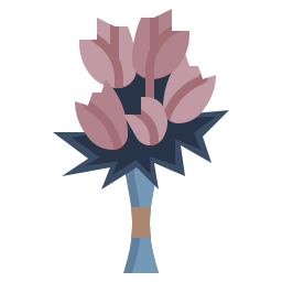 Flower bouquet icon