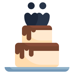 gâteau de mariage Icône